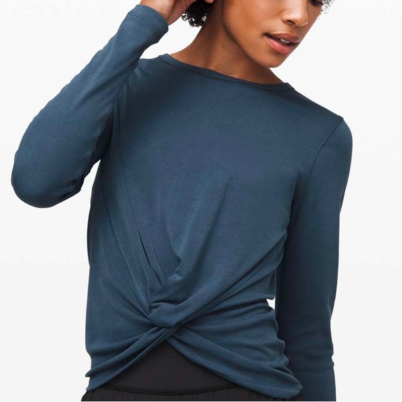 LULULEMON Crescent Long Sleeve *Cupro Rib - Picture 1 of 5